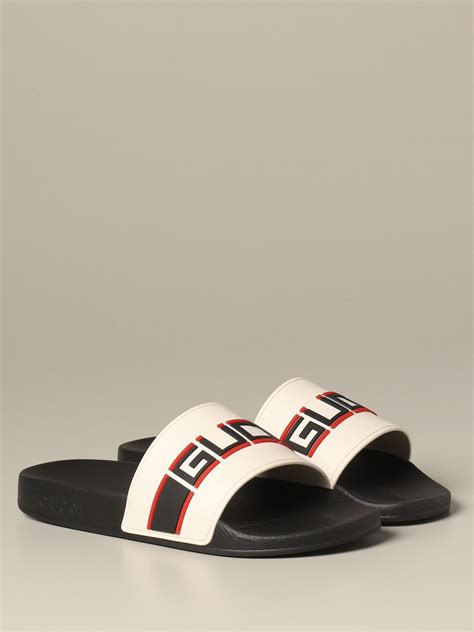 gucci sandalen herren weiß|gucci slippers for men.